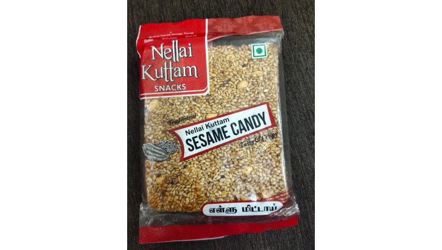 White sesame candy cut 80 gram